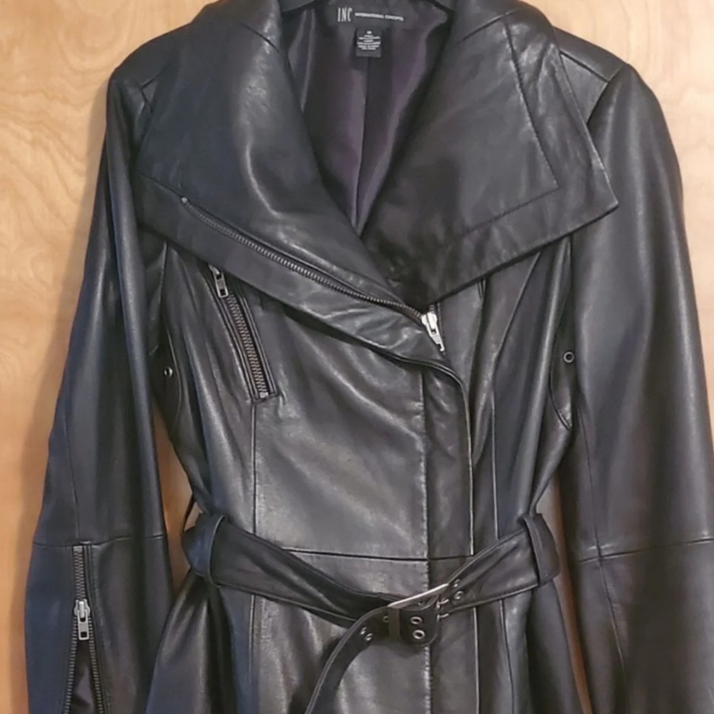 Inc leather jacket
